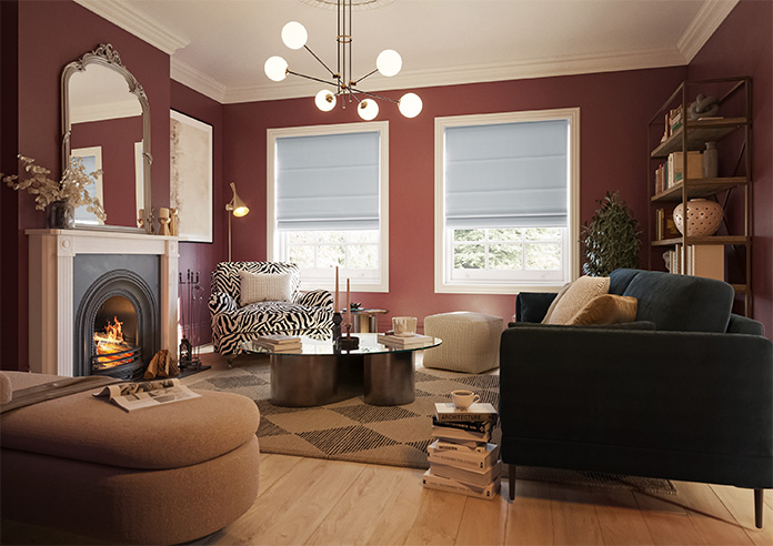 Kyoto Faux Silk, Silver - Twist&Fit Roman Blind - Image 6